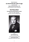 Karl Rosenthal 1885-1952, Titelseite
